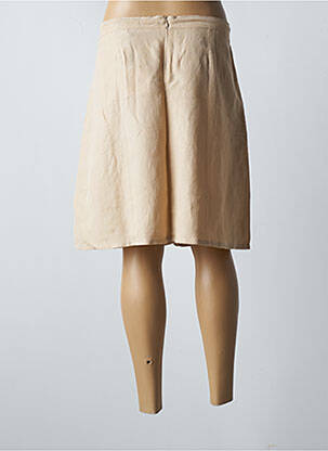 Jupe mi-longue coupe évasée beige THALASSA femme