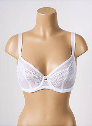 Soutien-gorge effet matière satinée haut soutien-gorge emboitant blanc TRIUMPH femme