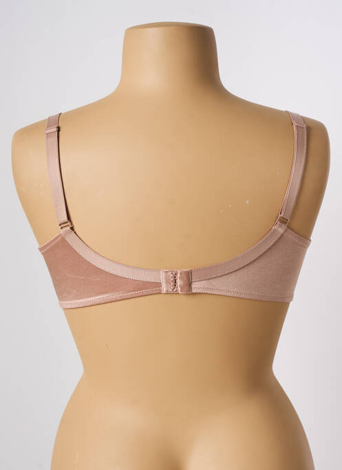 Soutien-gorge effet matière satinée haut soutien-gorge emboitant chair CHANTELLE femme