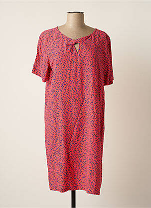 Robe de plage fermeture liens à nouer rose THALASSA femme