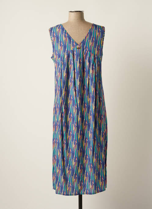 Robe mi-longue bleu THALASSA pour femme