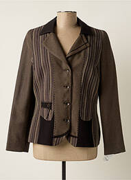 Blazer coupe cintrée marron GUY DUBOUIS femme