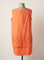 Robe mi-longue orange THALASSA pour femme seconde vue