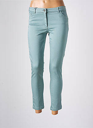 Pantalon 7/8 stretch taille normale vert THALASSA femme