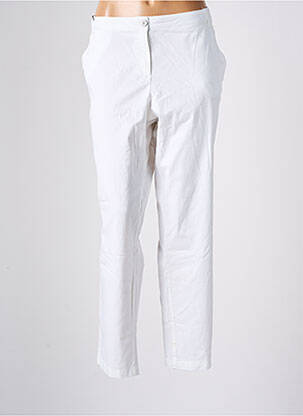 Pantalon chino blanc THALASSA pour femme
