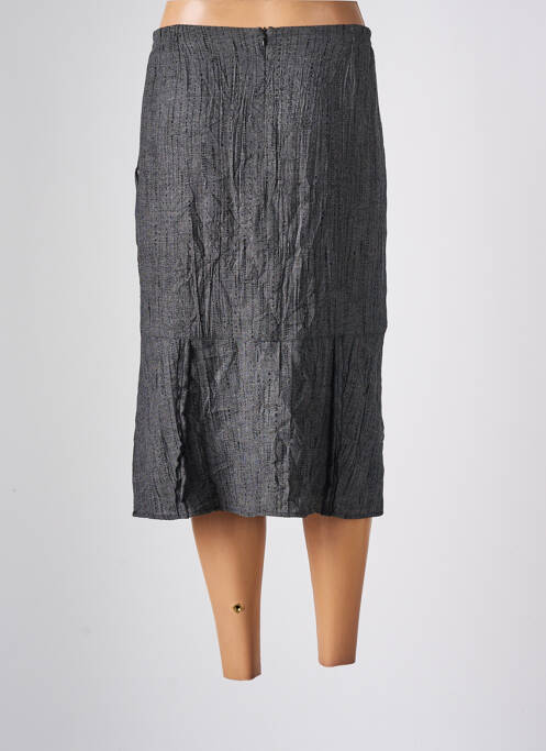 Jupe mi-longue taille normale gris GUY DUBOUIS femme