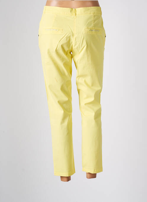 Pantalon chino jaune THALASSA pour femme