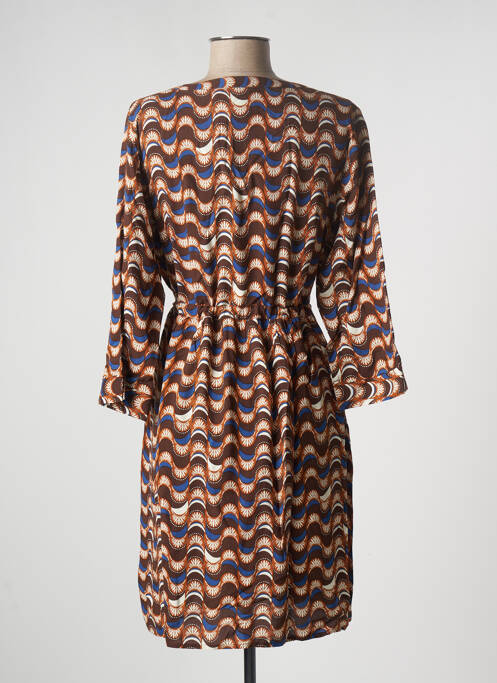 Robe mi-longue marron CREAM pour femme