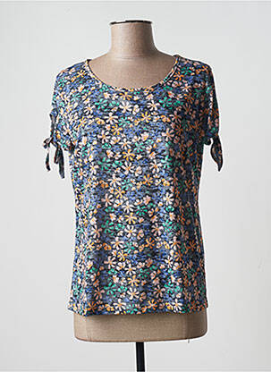 Top tissage jersey manches courtes gris ÉTYMOLOGIE femme