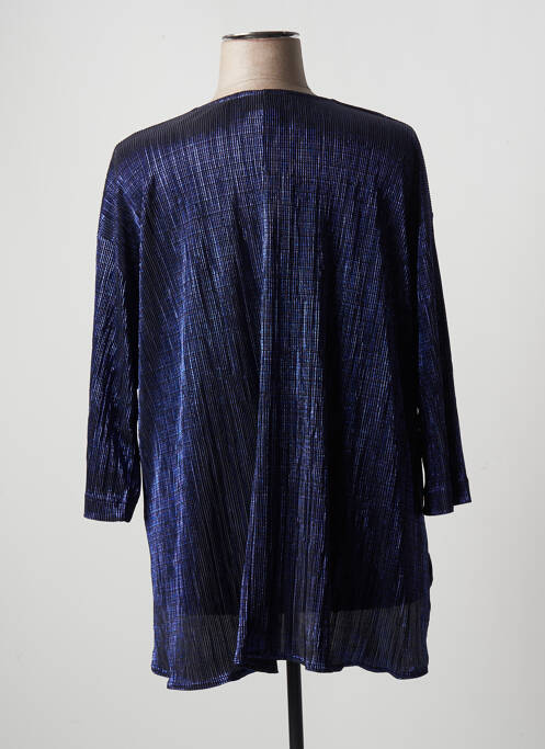 Tunique manches longues bleu KAKIE pour femme