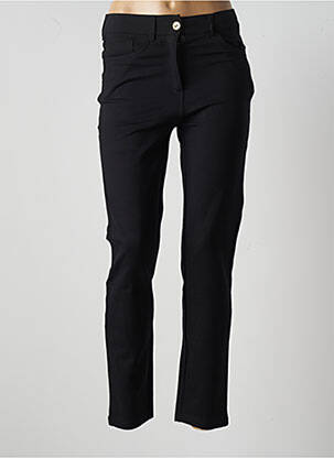 Pantalon slim stretch taille normale noir ÉTYMOLOGIE femme