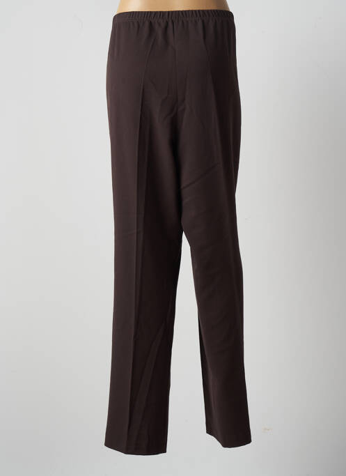 Pantalon droit marron GUY DUBOUIS pour femme