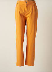 Pantalon droit orange ANNA MONTANA pour femme seconde vue