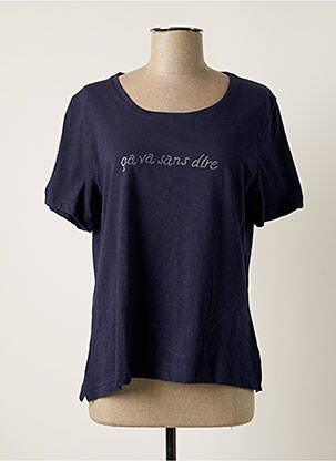 T-shirt bleu GRIFFON pour femme