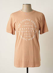 T-shirt beige LEE COOPER pour homme seconde vue