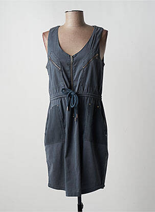 Robe mi-longue sans manche sans manche gris EVA KAYAN femme