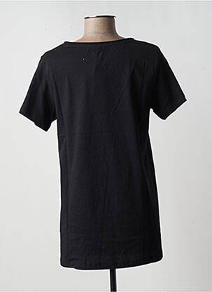 T-shirt sérigraphie avec strass manches courtes noir CREAM femme