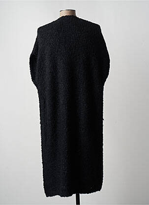 Gilet manches courtes coupe droite noir RINO & PELLE femme