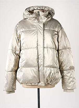Doudoune poches a capuche gris RINO & PELLE femme