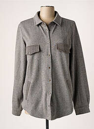 Veste casual coupe droite gris EVA KAYAN femme