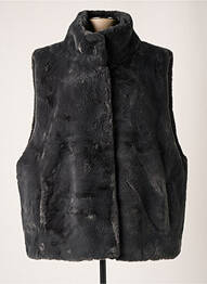 Veste casual coupe droite gris RINO & PELLE femme