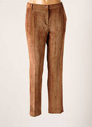 Pantalon droit stretch taille normale marron MARKUP femme