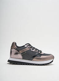 Baskets bout rond talon plat jusqu'à 3cm marron LIU JO femme