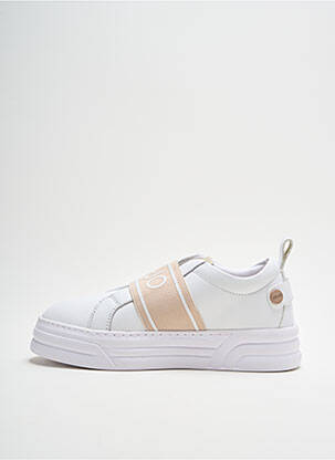Baskets fermeture elastique talon de 4 à 6cm blanc LIU JO femme