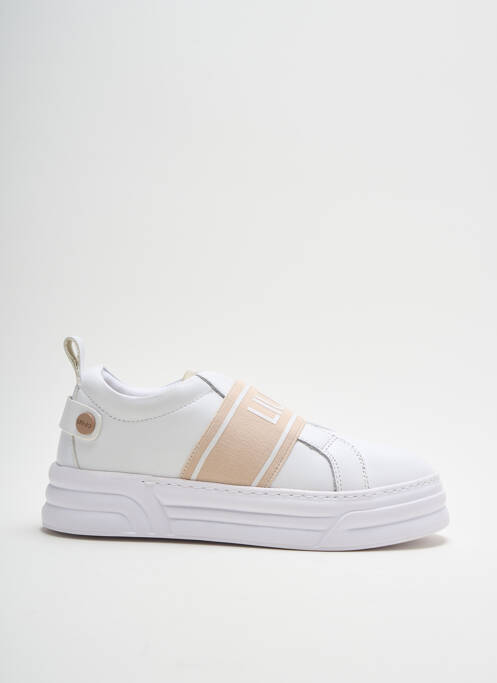 Baskets fermeture elastique talon de 4 à 6cm blanc LIU JO femme