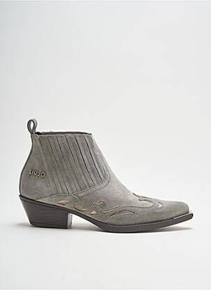 Bottines/boots bout pointu talon de 4 à 6cm gris LIU JO femme
