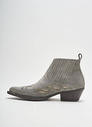 Bottines/boots bout pointu talon de 4 à 6cm gris LIU JO femme