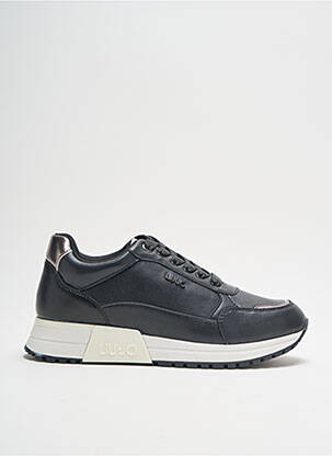 Baskets semelle amovible talon de 4 à 6cm noir LIU JO femme