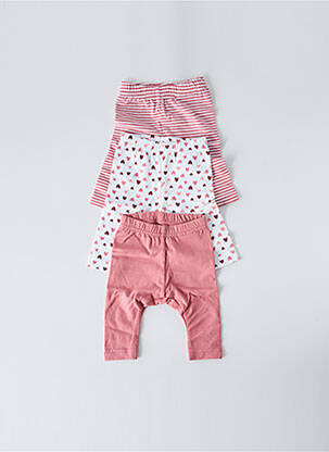 Legging stretch taille élastique rose NAME IT fille