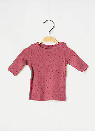 T-shirt coupe cintrée manches longues rose NAME IT fille