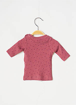T-shirt coupe cintrée manches longues rose NAME IT fille