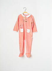 Pyjama rose PETIT BEGUIN pour fille seconde vue