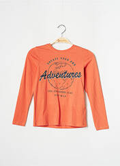 T-shirt orange NAME IT pour garçon seconde vue