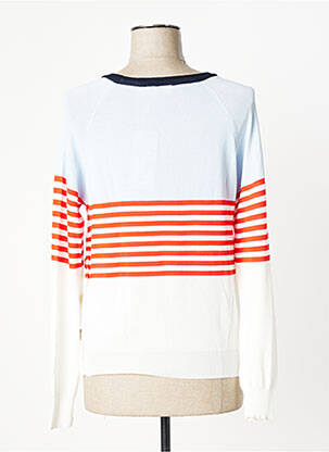 Pull stretch manches longues bleu CREAM femme