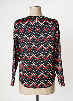 Blouse fermeture boutonnée au dos manches 3/4 noir ANONYME DESIGNERS femme