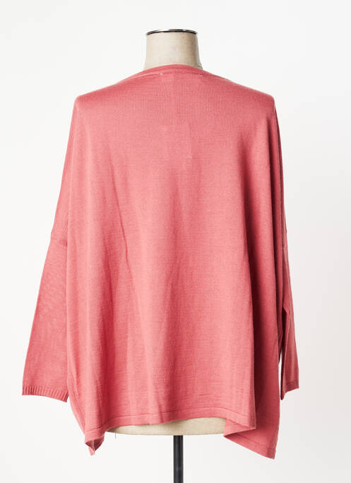 Pull tunique rose ANONYME DESIGNERS pour femme