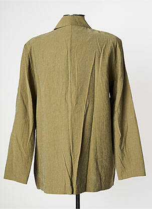 Blazer col châle vert YAYA femme