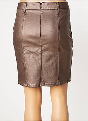 Jupe courte taille haute marron CREAM femme