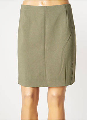 Jupe courte taille haute vert YAYA femme