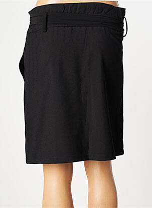 Jupe mi-longue stretch noir FREEMAN T.PORTER femme