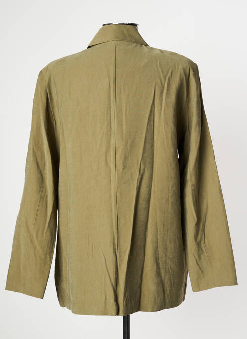Blazer col châle vert YAYA femme