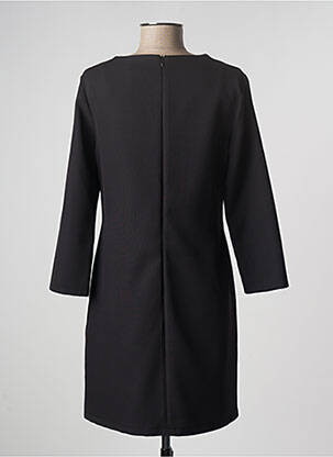 Robe mi-longue manches 3/4 manches 3/4 noir RINASCIMENTO femme