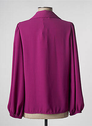 Blouse manches longues manches longues violet RINASCIMENTO femme
