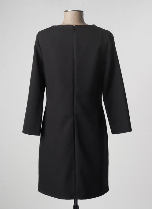 Robe mi-longue manches 3/4 manches 3/4 noir RINASCIMENTO femme