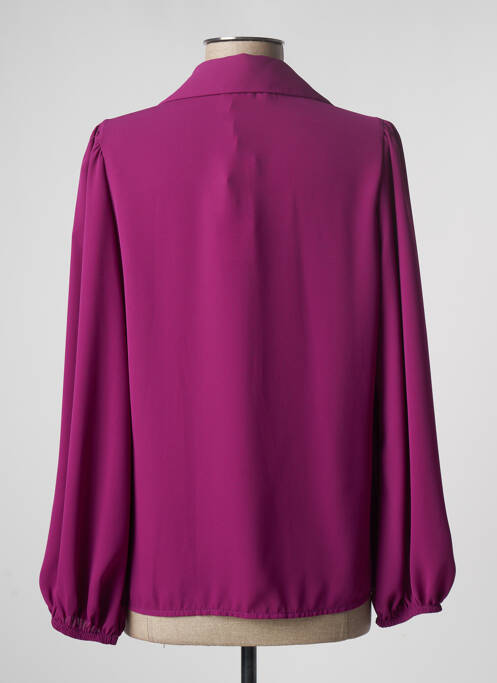 Blouse manches longues manches longues violet RINASCIMENTO femme