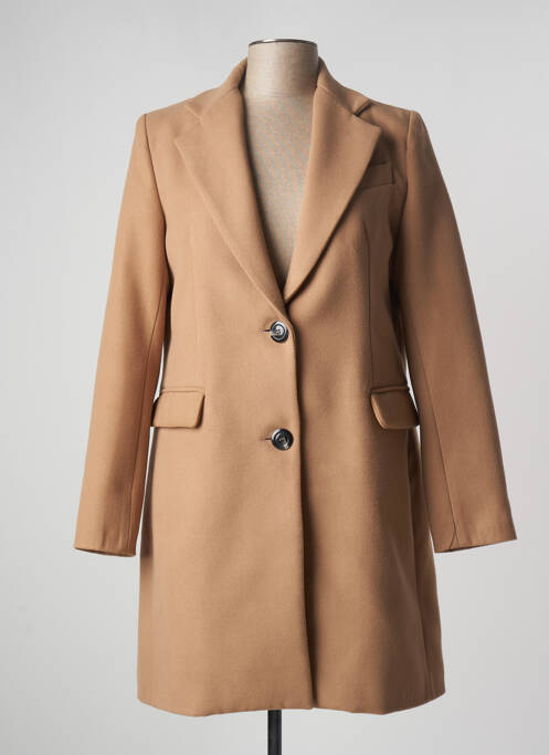Manteau long marron MARIELY pour femme